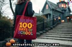 Happy 100 Days of School Sublimation PNG Product Image 4