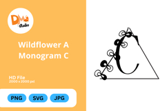 Wildflower Monogram Symbol Product Image 1