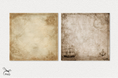 Vintage old maritime journal page digital paper Product Image 3