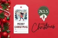Winter Gift Tag Printable, Cozy Christmas Gift Tag Designs Product Image 3