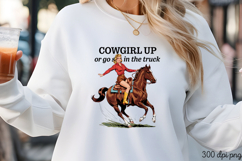 Pinup Cowgirl Sublimation Bundle PNG Product Image 5
