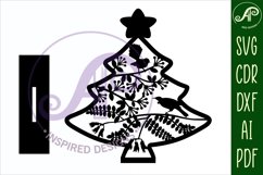 Christmas tree stand, laser cut file, New Zealand birds Product Image 3