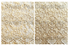 Lace, Sepia, Shabby Chic, Papers, Junk Journal Product Image 3