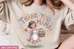 Floral Mama Mom Sublimation PNG Product Image 3