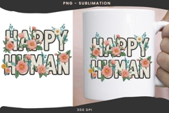 Happy human png design for T-shirts Product Image 3