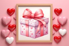 Sweet Valentine Clipart, Watercolor Valentines Day Product Image 3