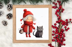 Christmas Hand Drawn Style Clipart, Christmas Clipart Product Image 3