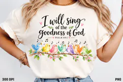 Christian Hope Shirt Design PNG, His Grace Renews My Tomorro Product Image 3
