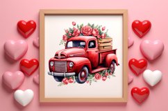 Crochet Valentines Day Clipart, Valentines Day Couplet Product Image 3