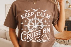 Keep Calm And Cruise On Svg, Family Cruise Svg. Product Image 4