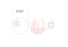 Hi Spring SVG laser cut files for Glowforge Product Image 3
