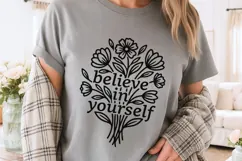 Believe In Yourself Svg, Mental Health Svg, Self Love Svg. Product Image 4