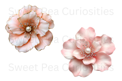 Flowers, Ephemera, PNG, Junk Journal, clipart Product Image 3
