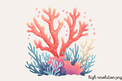 Little Mermaid Under The Sea Clipart PNG Product Image 1