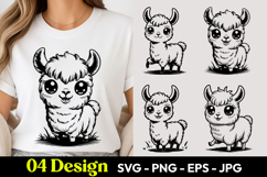 Cartoon Yak SVG PNG Product Image 1