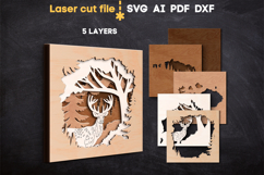 Deer SVG laser cut files for Glowforge Product Image 3