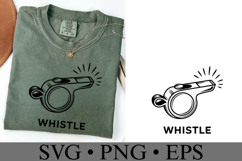 Whistle Svg | Game Day Svg | Sport Svg | Shirt Svg Product Image 3