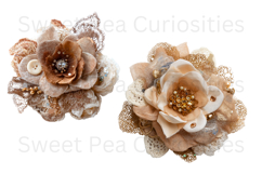 Flowers, Lace Material, Ephemera, PNG, Junk Journal, clipart Product Image 3