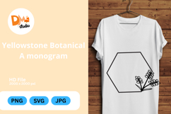 Yellowstone Botanical Frame Product Image 1