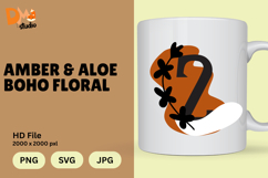 Amber &amp; Aloe Boho Floral Monogram Product Image 1