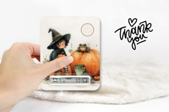 Cartoon Halloween Witch Gift Card Printable, Kids Money Card Product Image 3