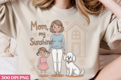 Floral Mama Mom Sublimation PNG Product Image 3