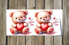 Valentine animals | cute teddy bears mug sublimation design Product Image 3