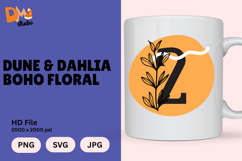 Dune &amp; Dahlia Boho Floral Monogram Product Image 1