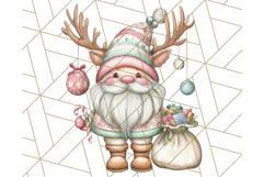 Scandinavian Christmas Gnomes Clipart PNG, Cute Gnome Png Product Image 3
