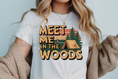 Meet me in the woods PNG, Camping PNG Sublimation Product Image 3
