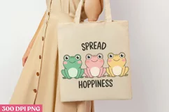 Spread hoppiness PNG, Funny Frog Sublimation PNG Product Image 3