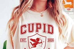 2026 Cupid University SVG PNG | Funny Valentine Quote Shirt Product Image 4