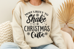 Most likely to shake the christmas gifts SVG Product Image 1