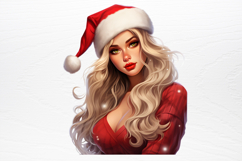 Christmas Fashion Girl Sublimation PNG Product Image 3