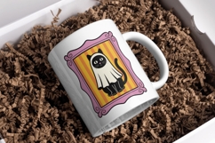 Halloween Cute Frame Clipart PNG Set Product Image 3