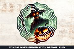 Halloween Wind Spinner Sublimation Design Product Image 1