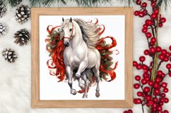 Christmas Horses Clipart, Christmas Horses Clipart Product Image 3