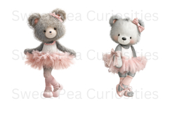 Bear, Teddy Bear, Shabby Chic, Ephemera, PNG, Clipart Product Image 3