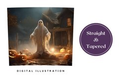 3D Halloween Monster Tumbler Wrap, 3D Halloween Sublimation Product Image 3