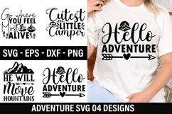 Adventure SVG Design - He Will Move Mountains Product Image 1