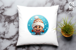 Cute Winter Cartoon Clipart Sublimation PNG Product Image 3
