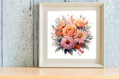 Wedding Flowers Bouquet Clipart, Watercolor Clipart Product Image 3