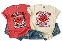 LITTLE MISS Valentine Skate Heart Clipart Product Image 3