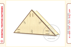 American Flag Memorial Box v108 ready laser cut vector file Product Image 3