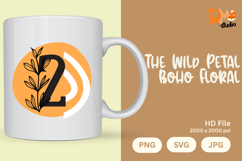 The Wild Petal Boho Floral Monogram Product Image 1