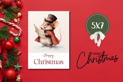 Happy Christmas Greeting Card Design Product Image 3