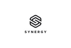 Synergy - Letter S Hexagon Logo Template Product Image 3
