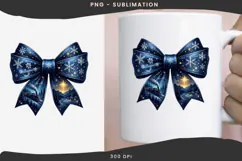 Christmas winter bow png design for T-shirts Product Image 3