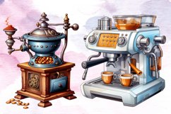Coffee Sublimation Clipart Bundle, Halloween Coffee PNG Product Image 4
