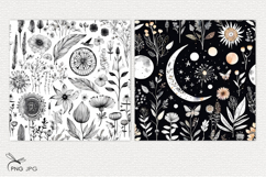 Boho Wildflowers Digital Paper Product Image 3